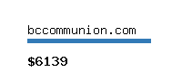 bccommunion.com Website value calculator