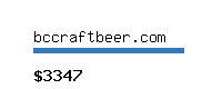 bccraftbeer.com Website value calculator