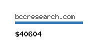 bccresearch.com Website value calculator