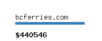 bcferries.com Website value calculator