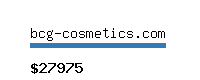 bcg-cosmetics.com Website value calculator