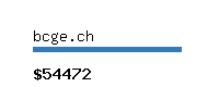 bcge.ch Website value calculator