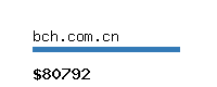 bch.com.cn Website value calculator