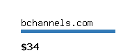 bchannels.com Website value calculator