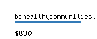 bchealthycommunities.ca Website value calculator