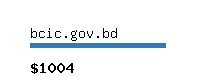 bcic.gov.bd Website value calculator