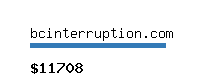 bcinterruption.com Website value calculator