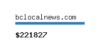 bclocalnews.com Website value calculator