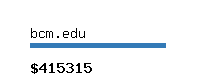 bcm.edu Website value calculator