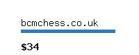 bcmchess.co.uk Website value calculator