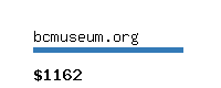 bcmuseum.org Website value calculator