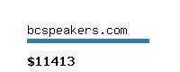 bcspeakers.com Website value calculator