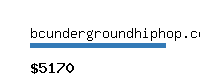 bcundergroundhiphop.com Website value calculator