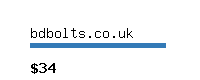 bdbolts.co.uk Website value calculator