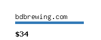 bdbrewing.com Website value calculator