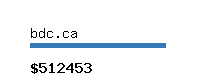 bdc.ca Website value calculator