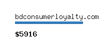 bdconsumerloyalty.com Website value calculator