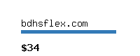 bdhsflex.com Website value calculator