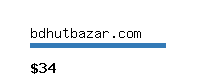 bdhutbazar.com Website value calculator