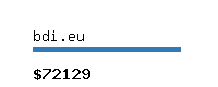 bdi.eu Website value calculator