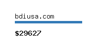 bdiusa.com Website value calculator