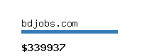 bdjobs.com Website value calculator