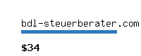 bdl-steuerberater.com Website value calculator