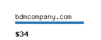 bdmcompany.com Website value calculator