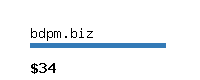 bdpm.biz Website value calculator