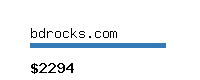 bdrocks.com Website value calculator