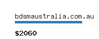 bdsmaustralia.com.au Website value calculator