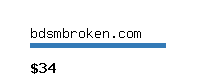 bdsmbroken.com Website value calculator