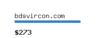 bdsvircon.com Website value calculator