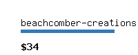 beachcomber-creations.com Website value calculator