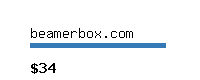 beamerbox.com Website value calculator