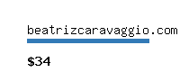 beatrizcaravaggio.com Website value calculator