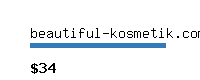 beautiful-kosmetik.com Website value calculator