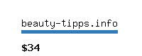 beauty-tipps.info Website value calculator