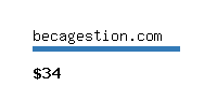 becagestion.com Website value calculator