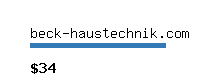 beck-haustechnik.com Website value calculator