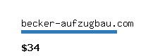 becker-aufzugbau.com Website value calculator