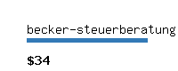 becker-steuerberatung.net Website value calculator