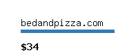 bedandpizza.com Website value calculator