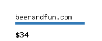 beerandfun.com Website value calculator