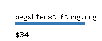 begabtenstiftung.org Website value calculator