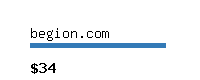 begion.com Website value calculator