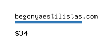 begonyaestilistas.com Website value calculator