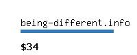 being-different.info Website value calculator