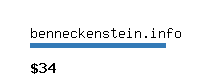 benneckenstein.info Website value calculator