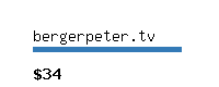 bergerpeter.tv Website value calculator